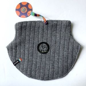 Melton kids gray knit neck warmer Size3-6 yr old ( runs small) NWT